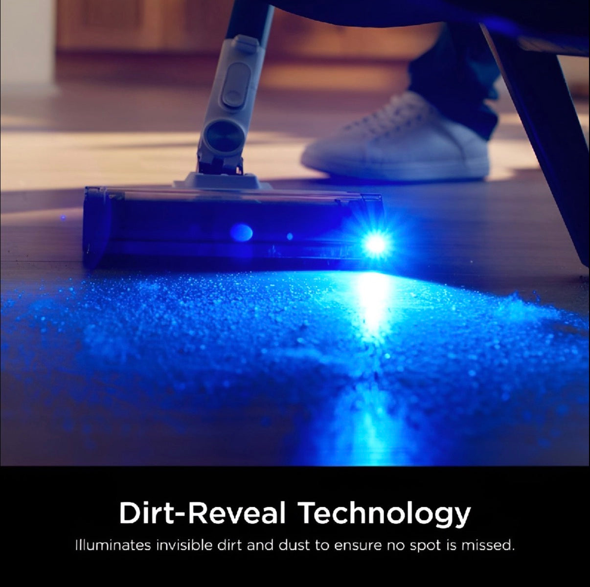 2Shark PowerPro™ Cordless Vacuum with Smart Dust Detection & LED Floor Light