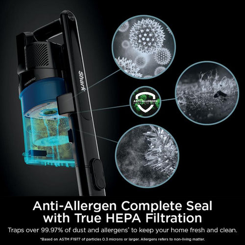 Shark PowerPro™ Cordless Vacuum with Smart Dust Detection & LED Floor Light
